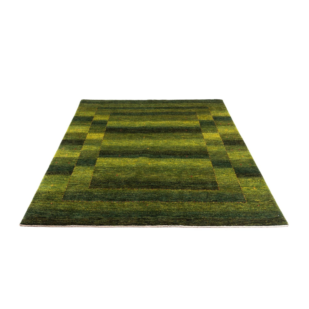 Gabbeh Tæppe - Loribaft Persisk - 213 x 153 cm - grøn