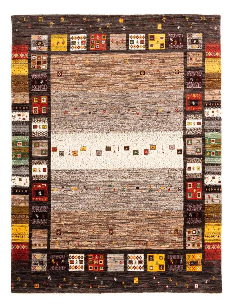 Gabbeh Tæppe - Loribaft Persisk - Royal - 204 x 153 cm - flerfarvet