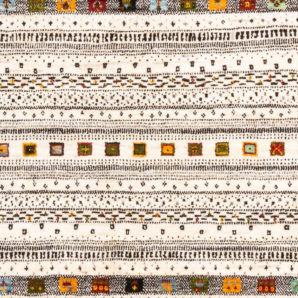 Gabbeh Tæppe - Loribaft Persisk - Royal - 208 x 152 cm - natur