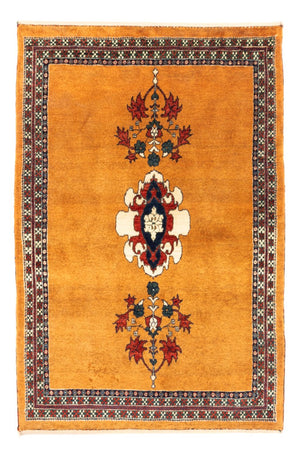Gabbeh-tæppe - Persisk - 148 x 105 cm - guld
