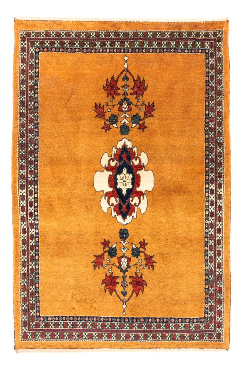 Gabbeh-tæppe - Persisk - 148 x 105 cm - guld