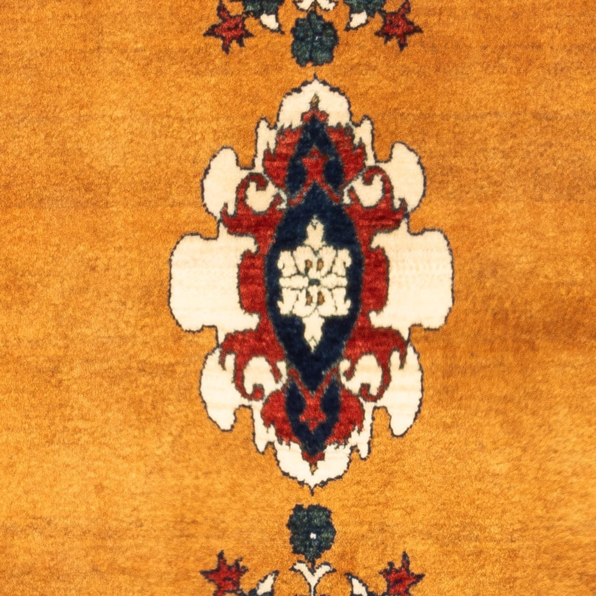 Gabbeh-tæppe - Persisk - 148 x 105 cm - guld