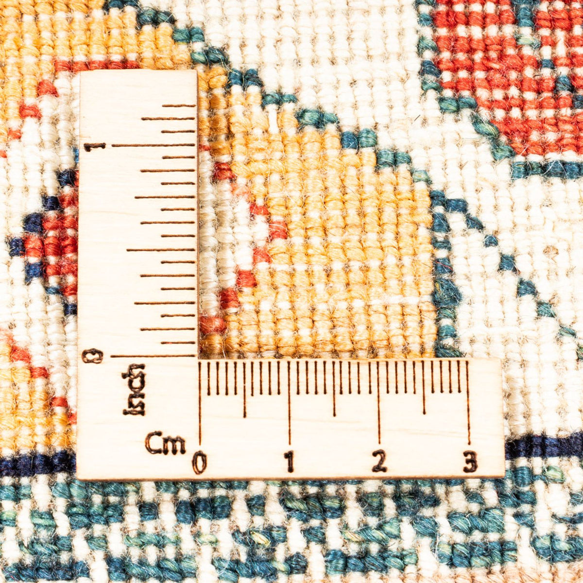 Gabbeh-tæppe - Persisk - 132 x 92 cm - beige