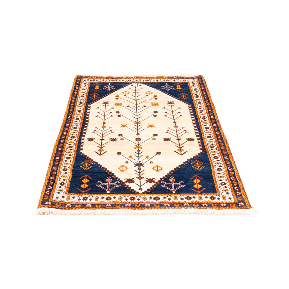 Gabbeh-tæppe - Persisk - 160 x 87 cm - beige