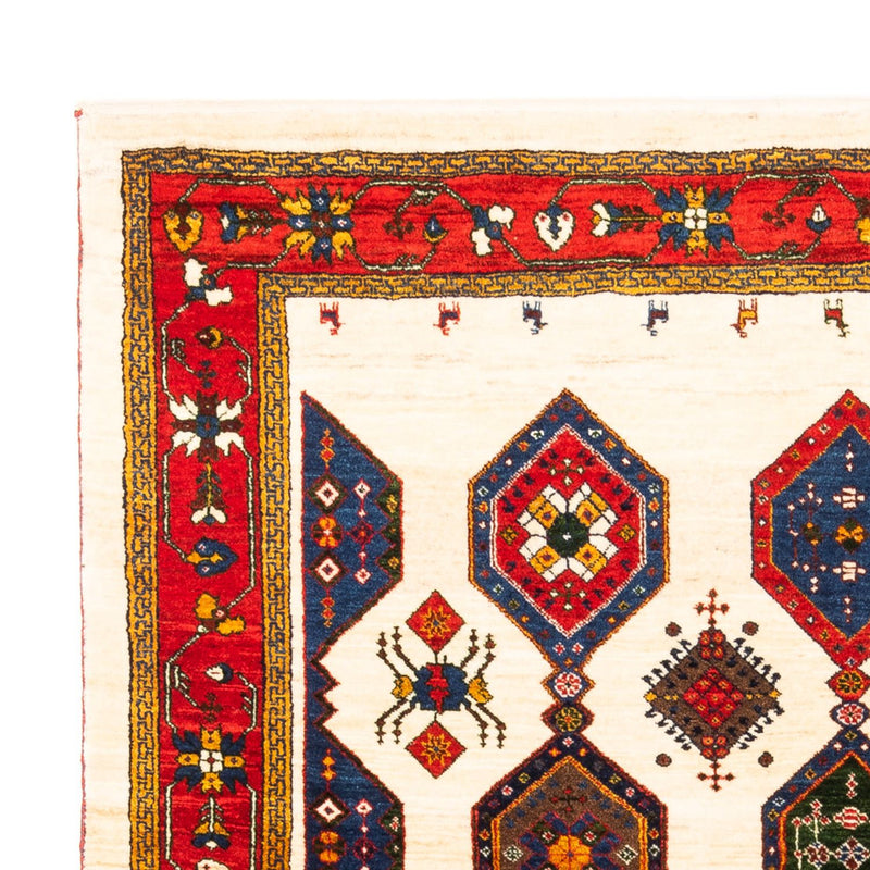 Gabbeh-tæppe - Persisk - 205 x 153 cm - flerfarvet