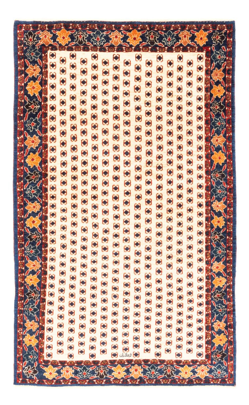 Gabbeh-tæppe - Persisk - 205 x 133 cm - creme