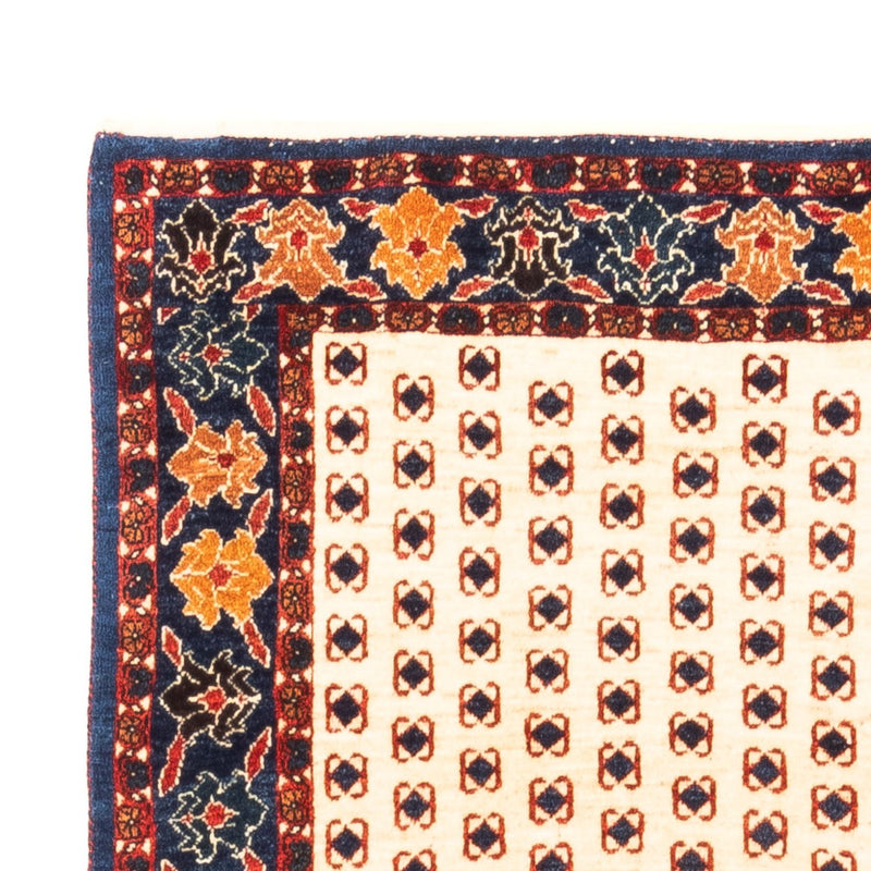 Gabbeh-tæppe - Persisk - 205 x 133 cm - creme