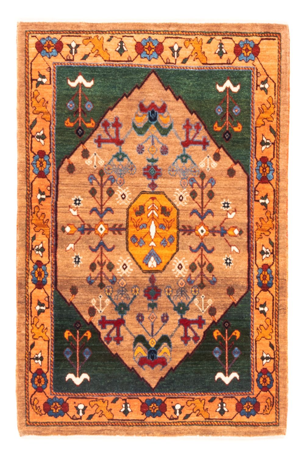Gabbeh-tæppe - Persisk - 120 x 82 cm - flerfarvet