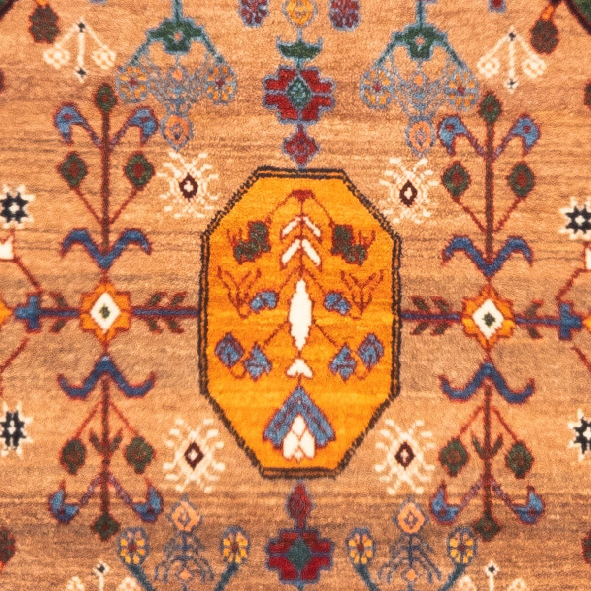 Gabbeh-tæppe - Persisk - 120 x 82 cm - flerfarvet