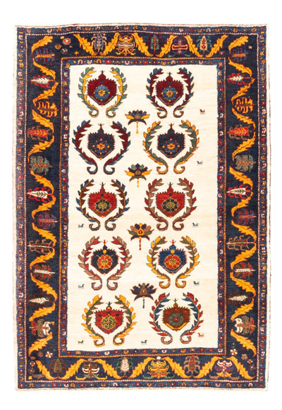 Persisk Gabbeh Tæppe 115x155cm - Perserteppich Wollteppich