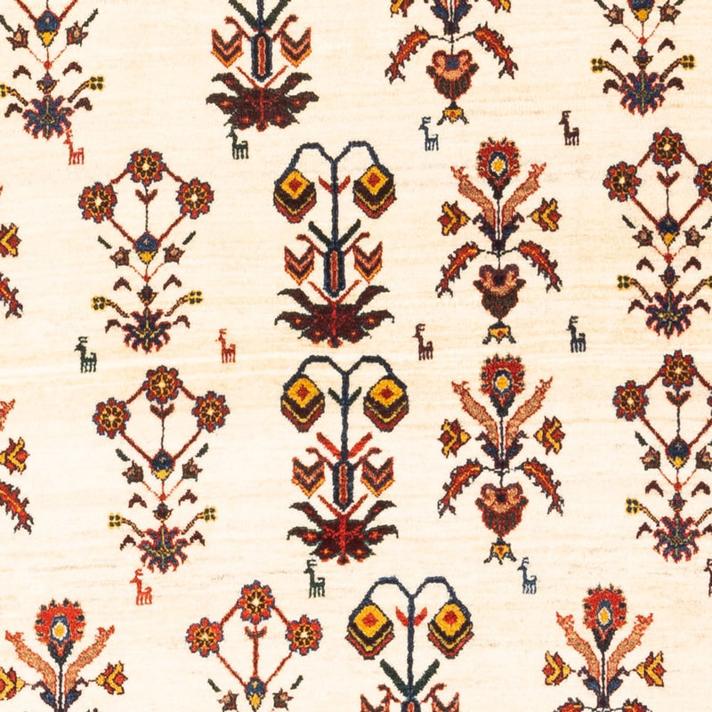 Gabbeh-tæppe - Persisk - 170 x 114 cm - creme