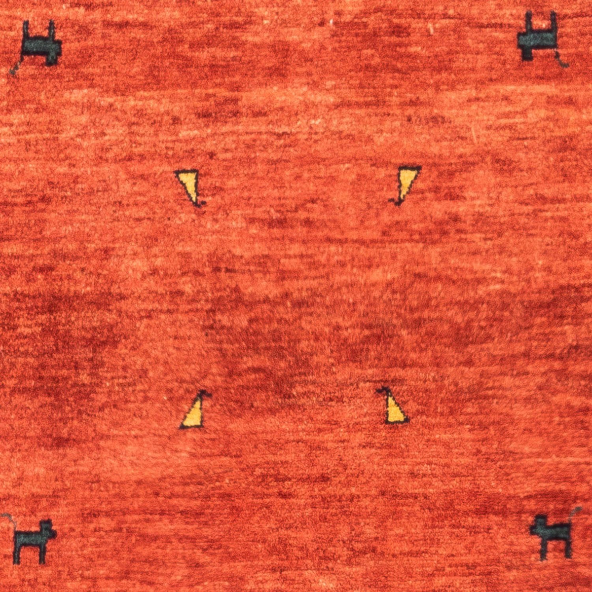 Gabbeh-tæppe - Persisk - 150 x 103 cm - terrakotta