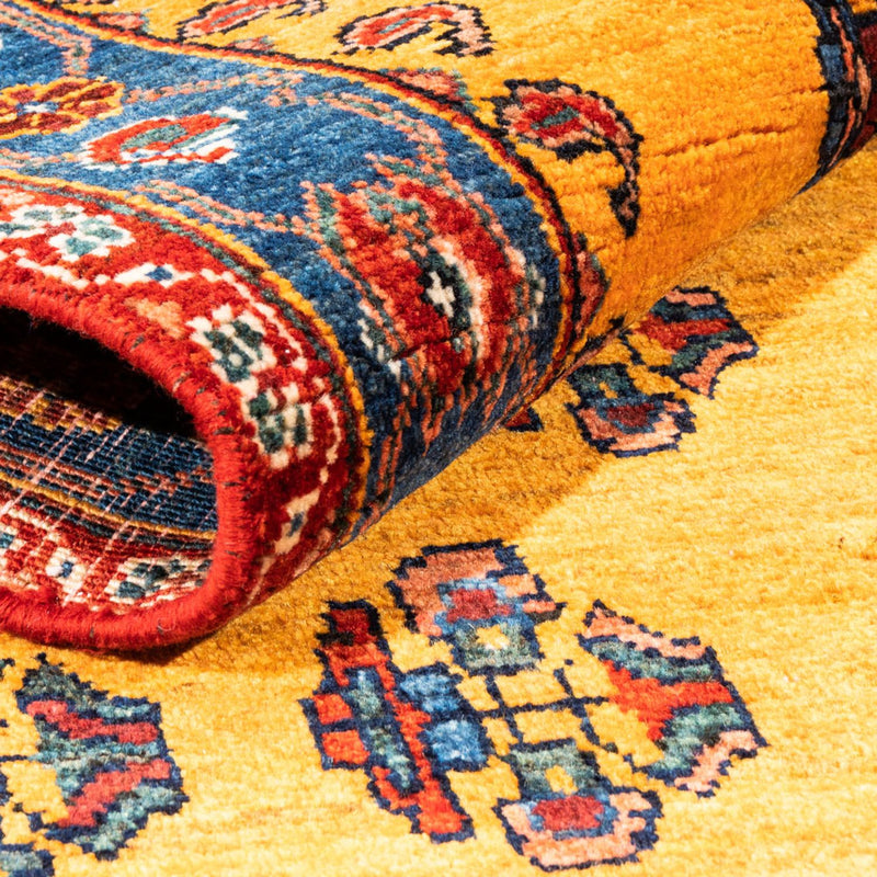 Gabbeh-tæppe - Persisk - 175 x 120 cm - guld
