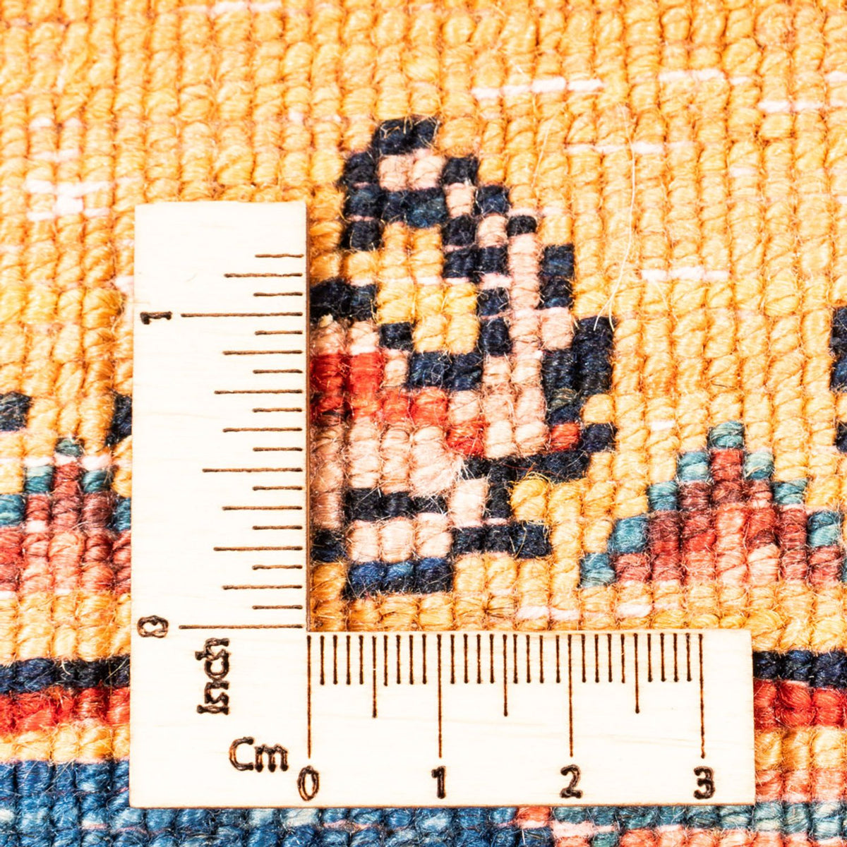 Gabbeh-tæppe - Persisk - 175 x 120 cm - guld