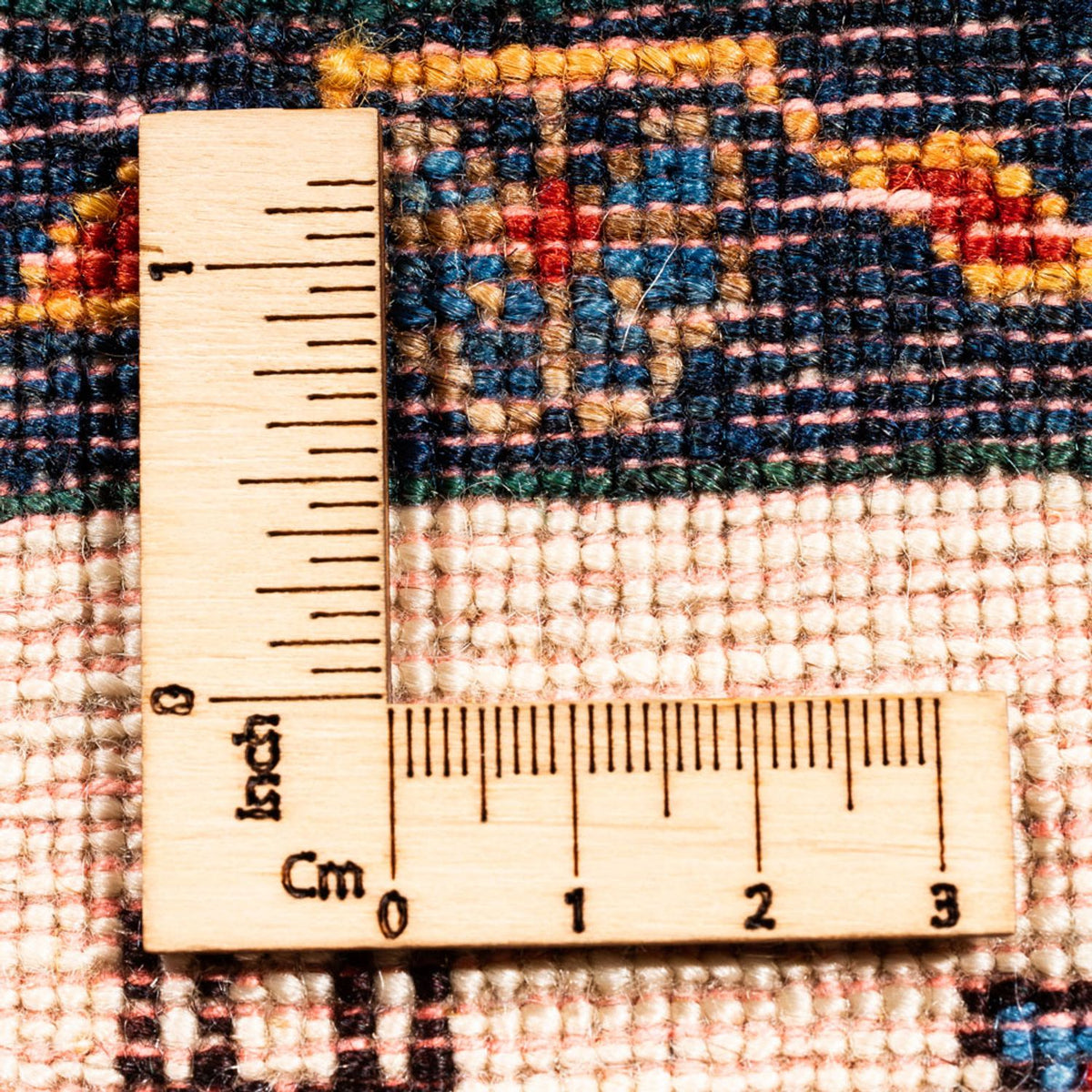 Gabbeh-tæppe - Persisk - 194 x 127 cm - creme