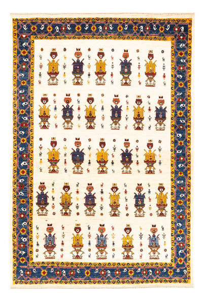 Persisk Gabbeh Tæppe 154x221cm - Perserteppich Wollteppich