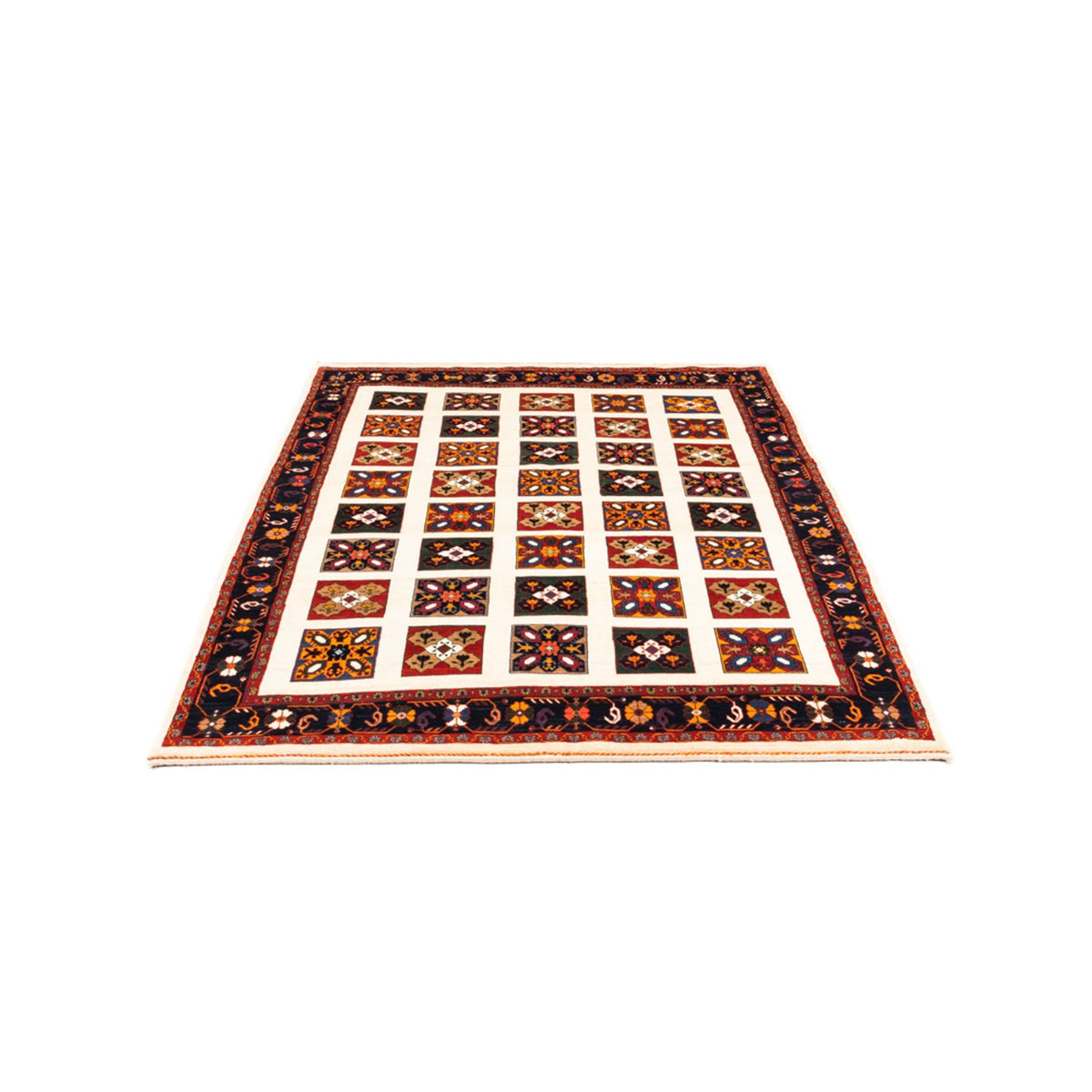 Gabbeh-tæppe - Persisk - 210 x 150 cm - beige