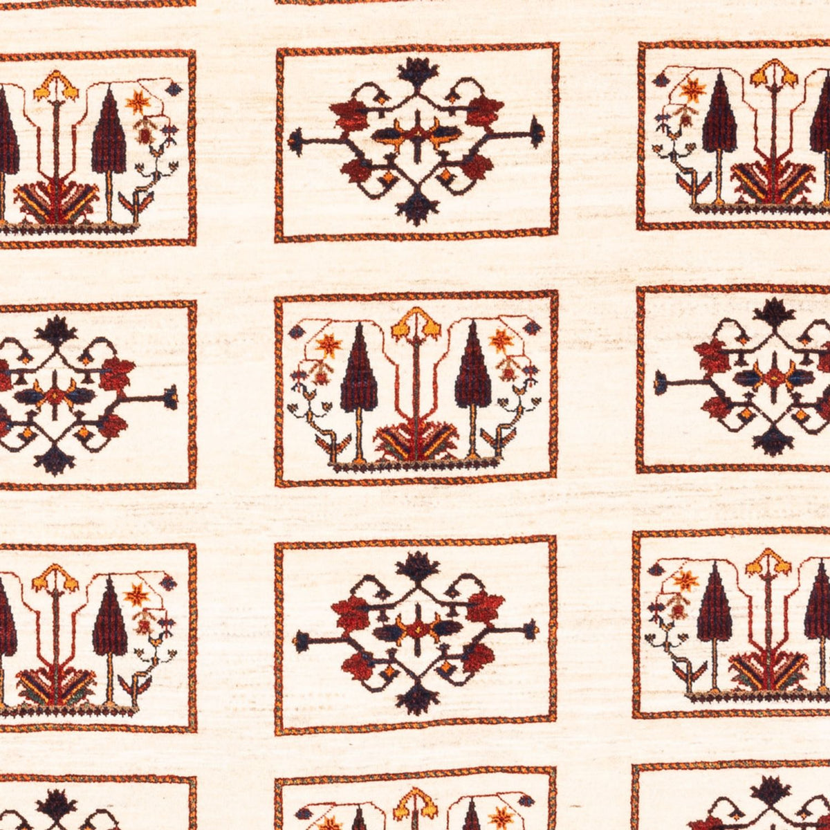 Gabbeh-tæppe - Persisk - 210 x 154 cm - creme