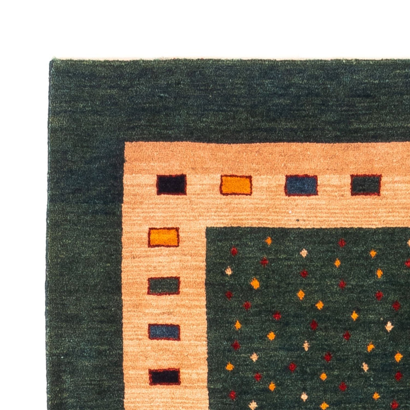 Løber Gabbeh-tæppe - Persisk - 226 x 86 cm - grøn