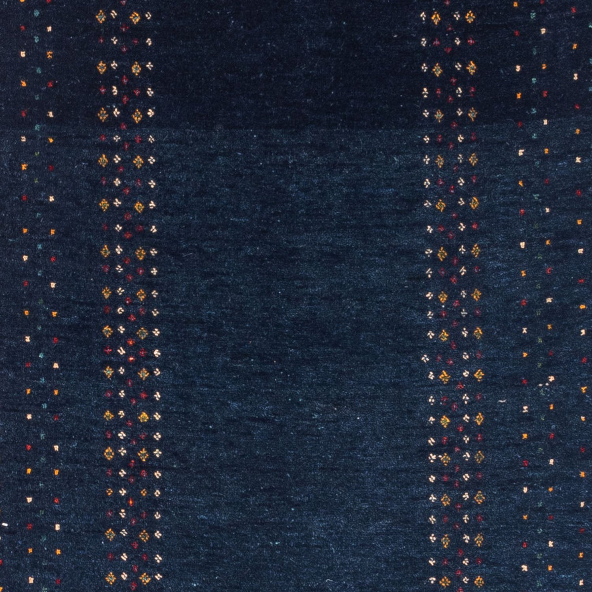 Løber Gabbeh-tæppe - Persisk - 245 x 83 cm - mørkeblå