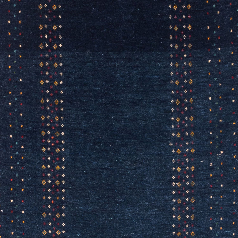 Løber Gabbeh-tæppe - Persisk - 245 x 83 cm - mørkeblå
