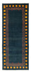 Løber Gabbeh-tæppe - Persisk - 200 x 85 cm - mørkeblå