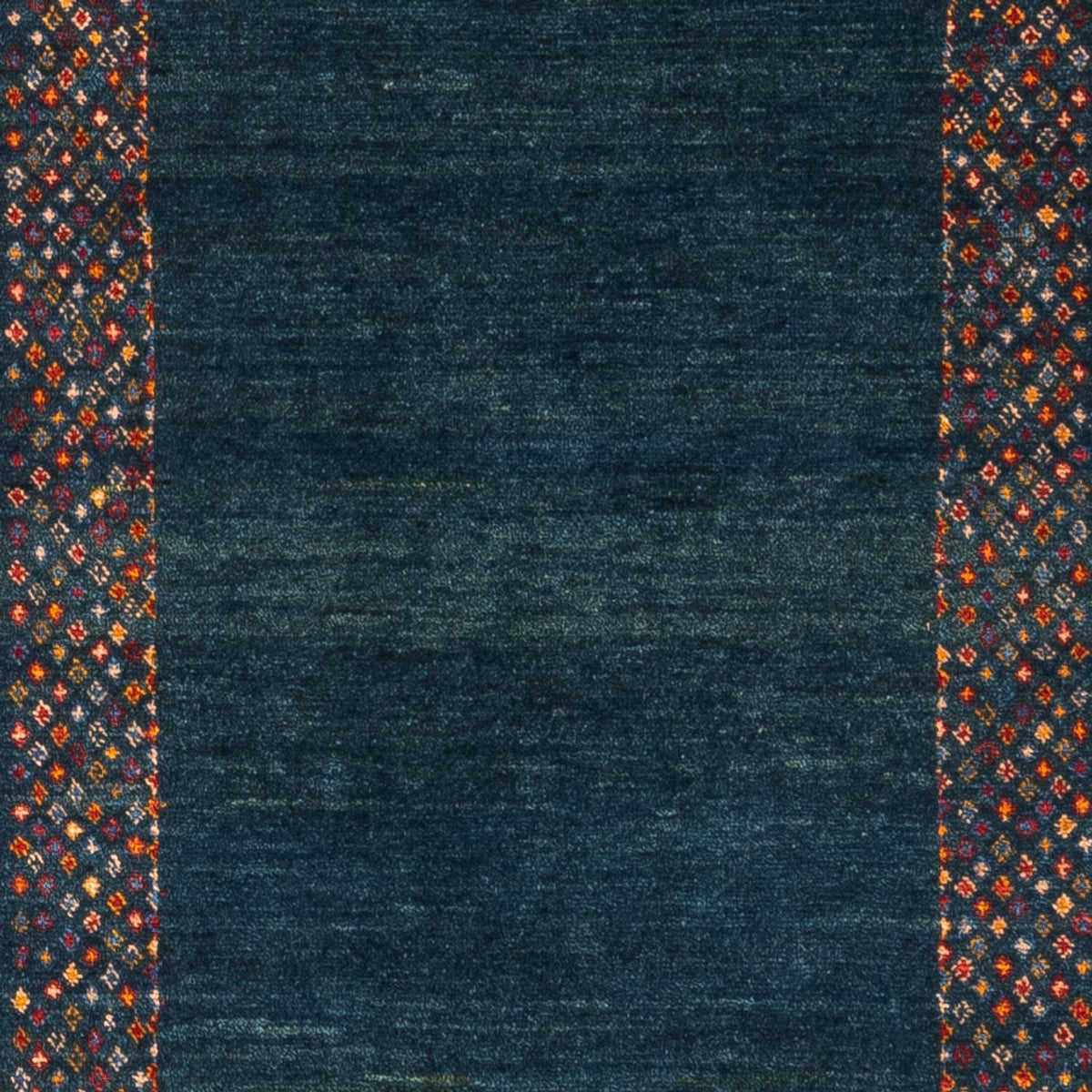 Løber Gabbeh-tæppe - Persisk - 200 x 85 cm - mørkeblå