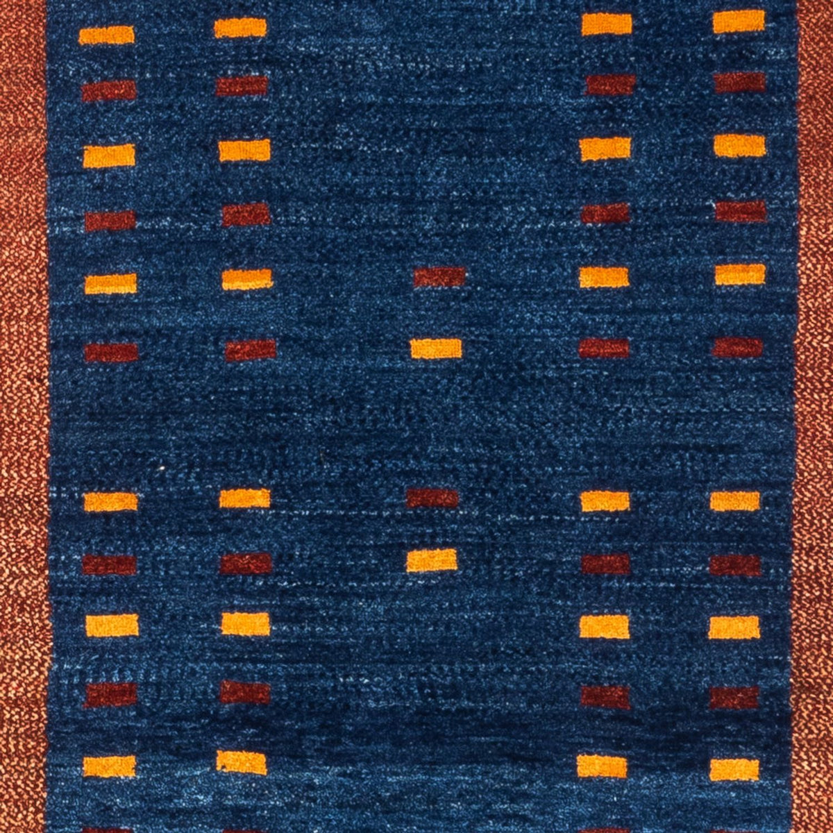 Løber Gabbeh-tæppe - Persisk - 194 x 77 cm - mørkeblå