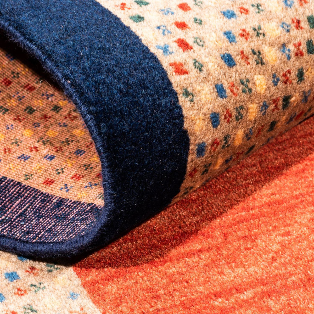 Løber Gabbeh-tæppe - Persisk - 197 x 80 cm - rød