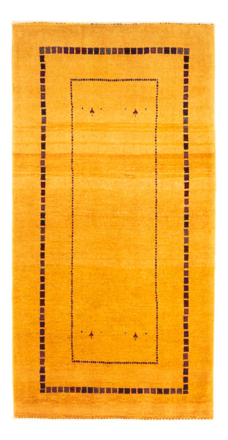 Gabbeh-tæppe - Persisk - 155 x 83 cm - gul