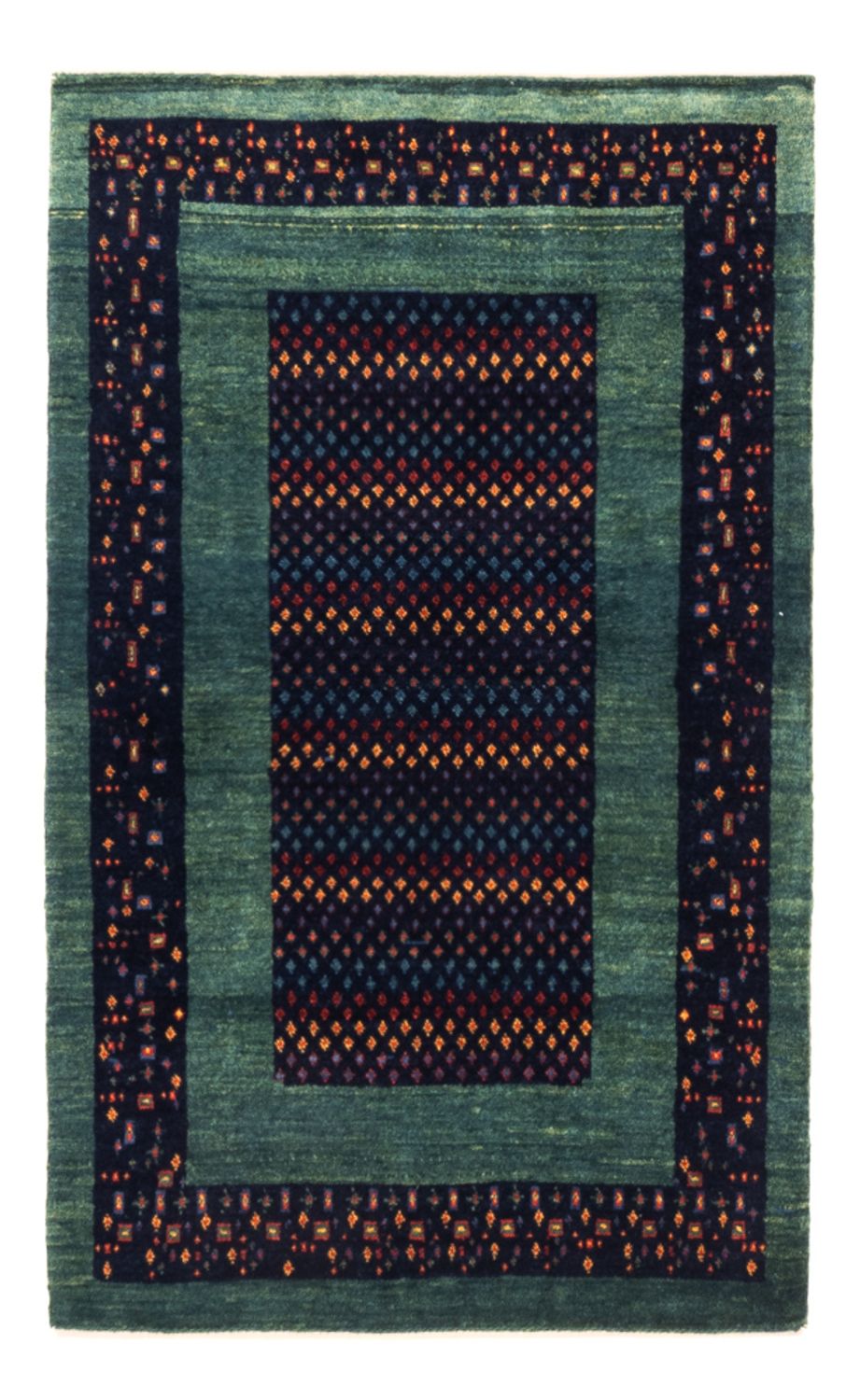 Gabbeh-tæppe - Persisk - 127 x 82 cm - flerfarvet