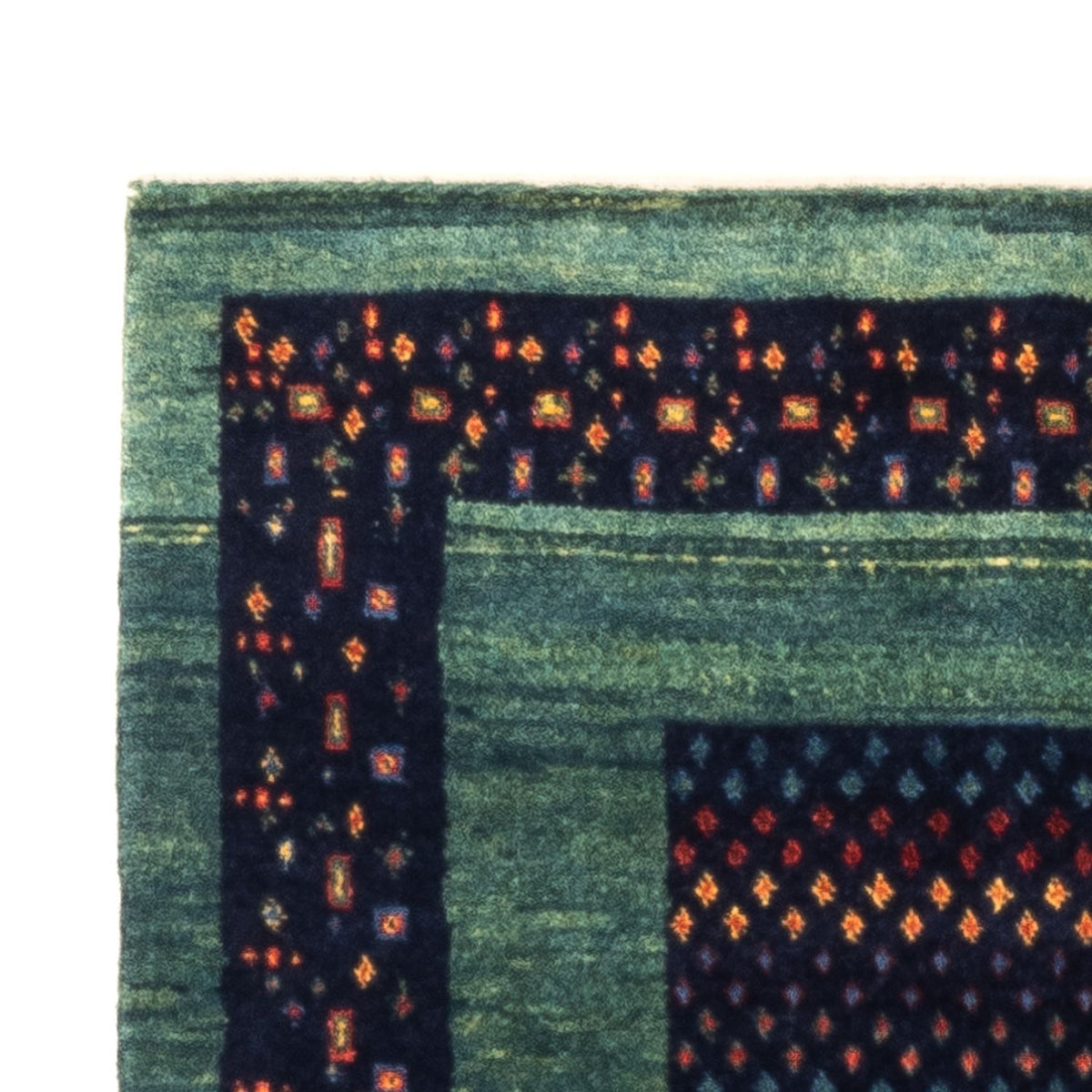 Gabbeh-tæppe - Persisk - 127 x 82 cm - flerfarvet