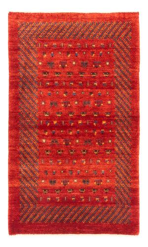 Gabbeh-tæppe - Persisk - 130 x 79 cm - rød