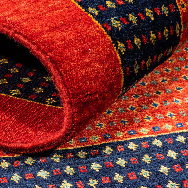 Gabbeh-tæppe - Persisk - 165 x 118 cm - rød