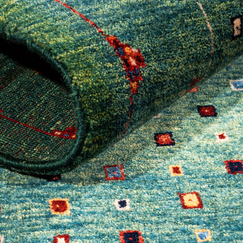 Gabbeh-tæppe - Persisk - 163 x 84 cm - grøn