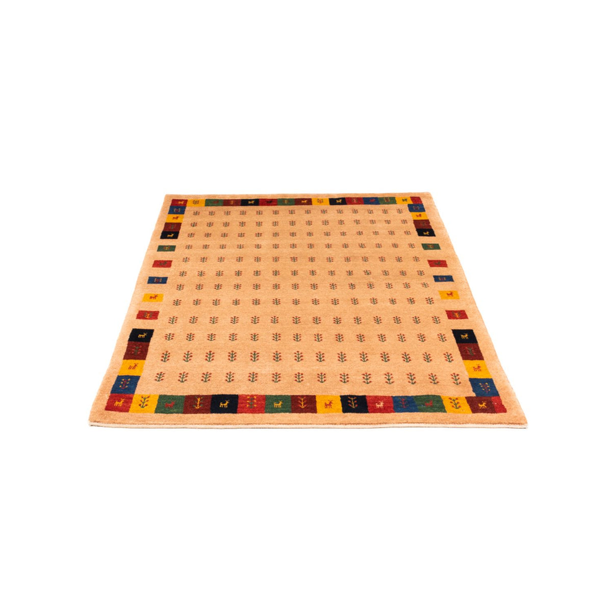 Gabbeh-tæppe - Persisk - 155 x 107 cm - beige