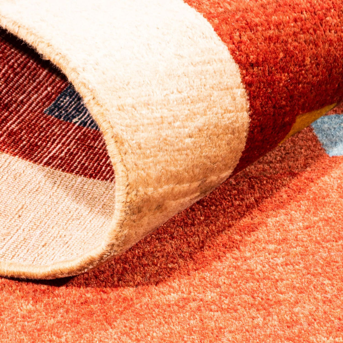 Løber Gabbeh-tæppe - Persisk - 190 x 79 cm - rød