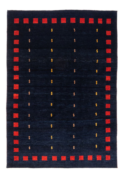 Persisk Gabbeh Tæppe 146x200cm - Perserteppich Wollteppich
