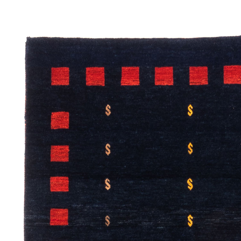 Gabbeh-tæppe - Persisk - 200 x 146 cm - mørkeblå