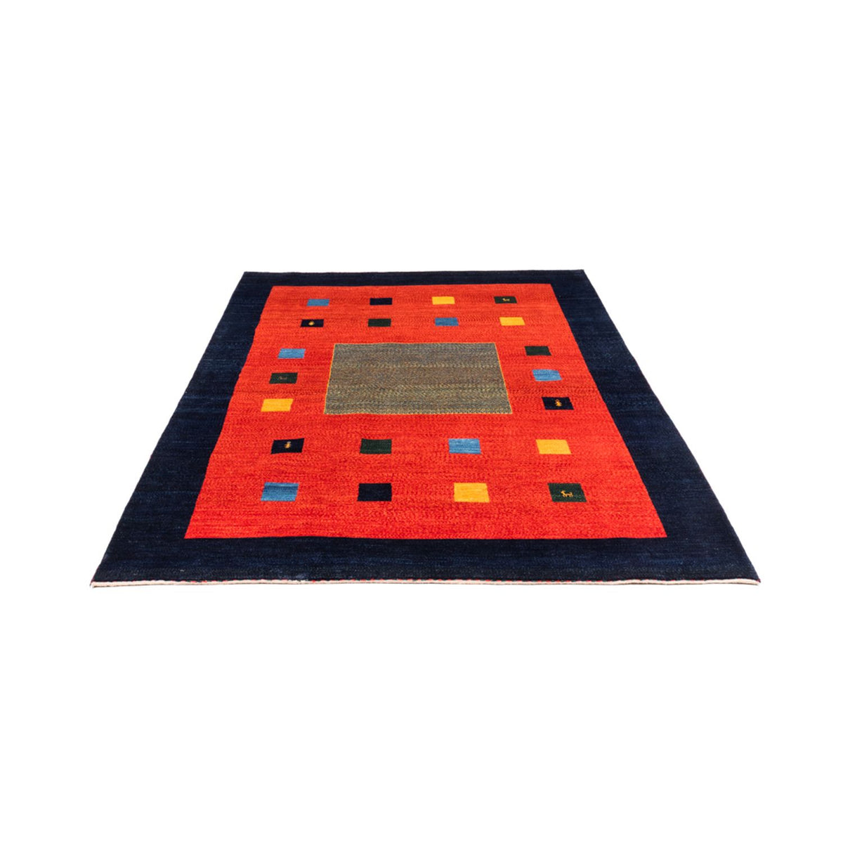 Gabbeh-tæppe - Persisk - 255 x 178 cm - rød