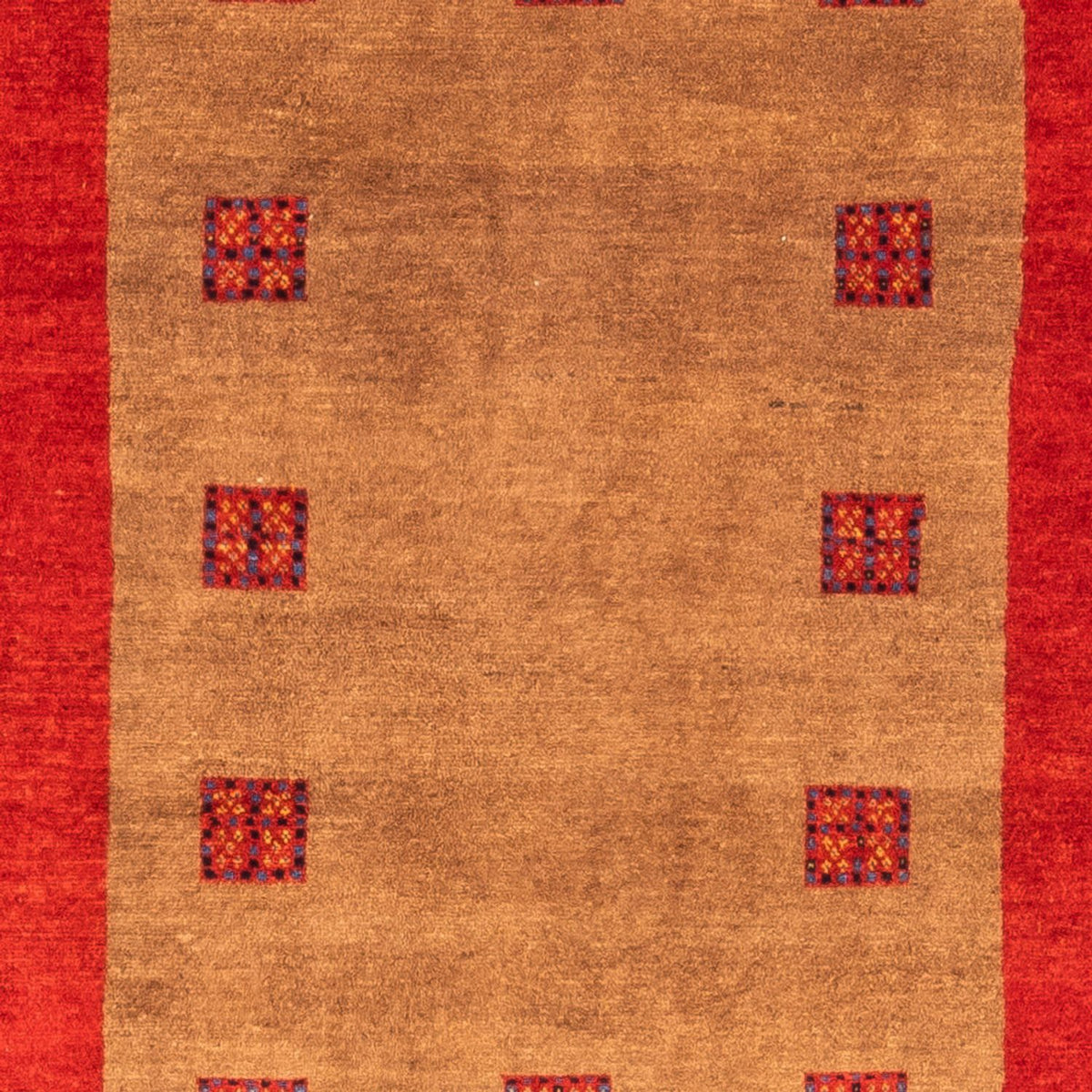 Gabbeh-tæppe - Persisk - 197 x 155 cm - flerfarvet