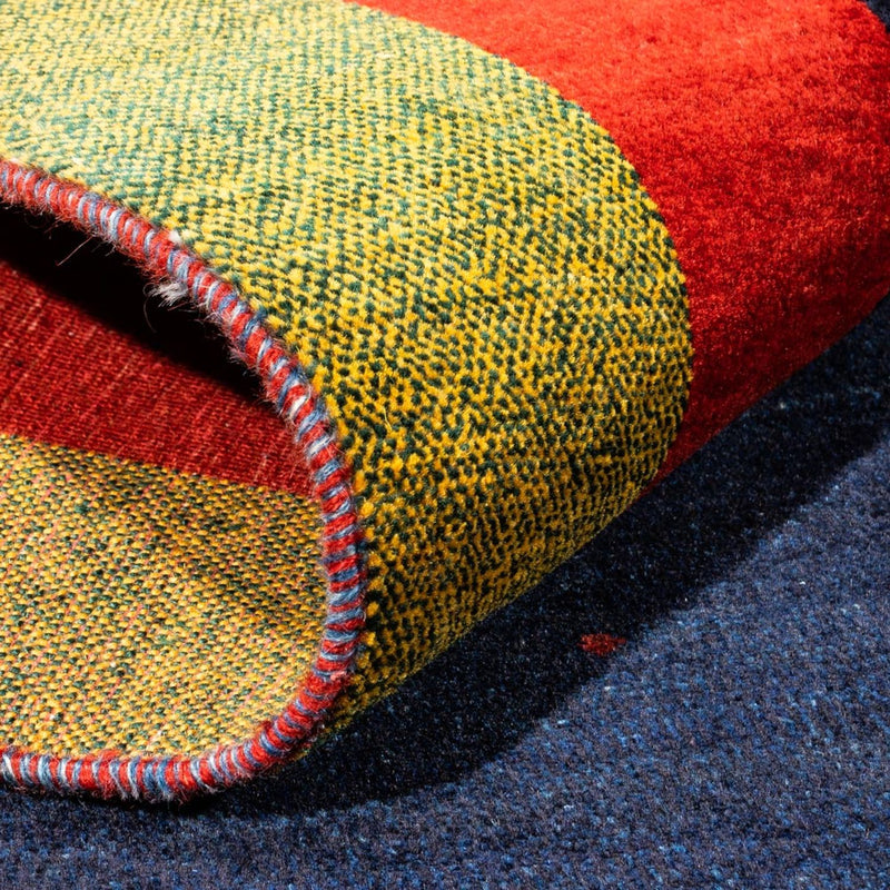 Gabbeh-tæppe - Persisk - 216 x 158 cm - mørkeblå