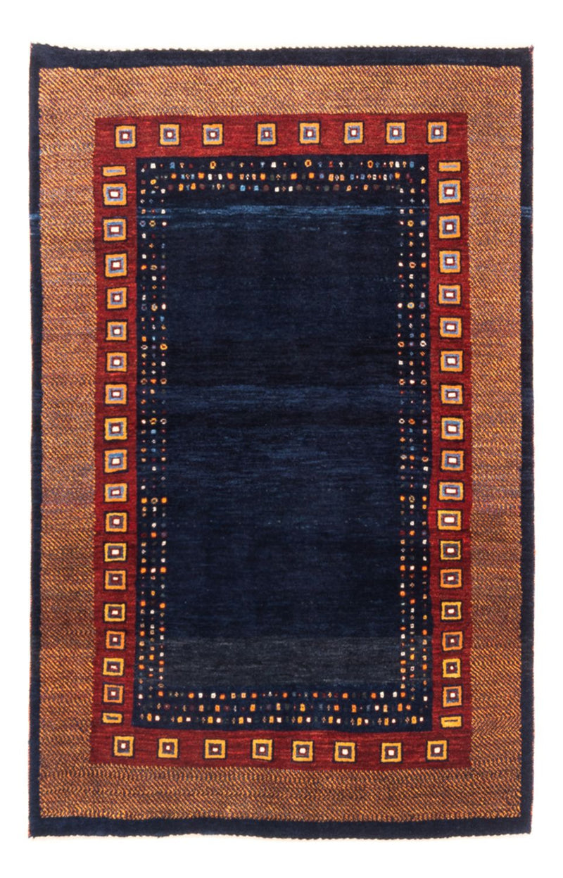 Gabbeh-tæppe - Persisk - 150 x 100 cm - blå