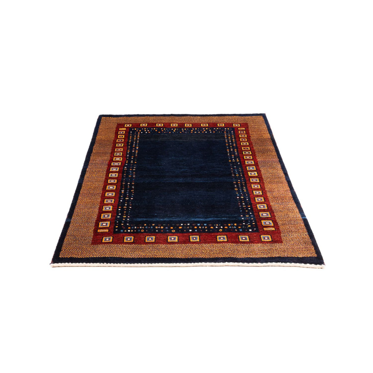 Gabbeh-tæppe - Persisk - 150 x 100 cm - blå