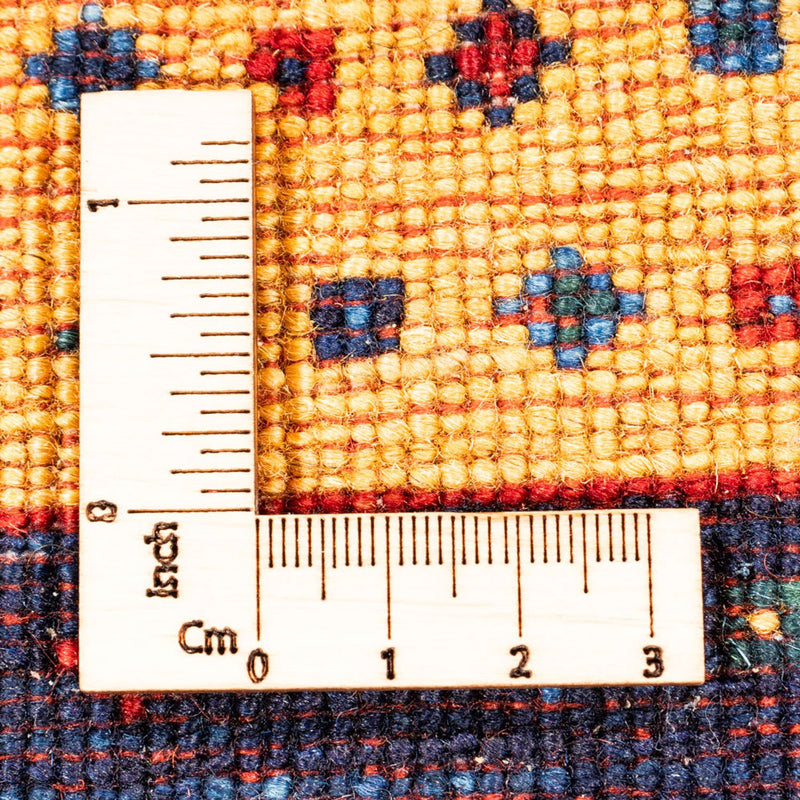 Gabbeh-tæppe - Persisk - 129 x 80 cm - guld