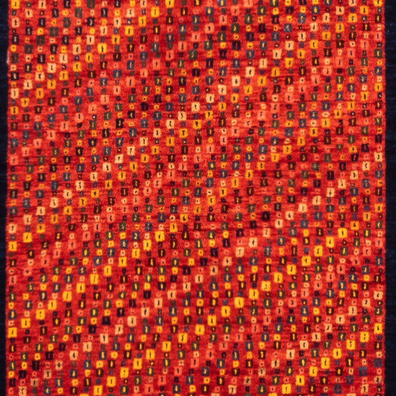 Gabbeh-tæppe - Persisk - 155 x 98 cm - rød