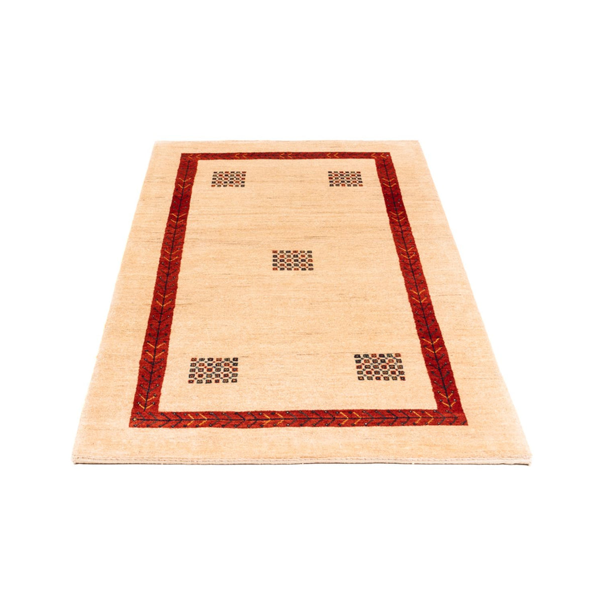 Gabbeh-tæppe - Persisk - 159 x 85 cm - creme