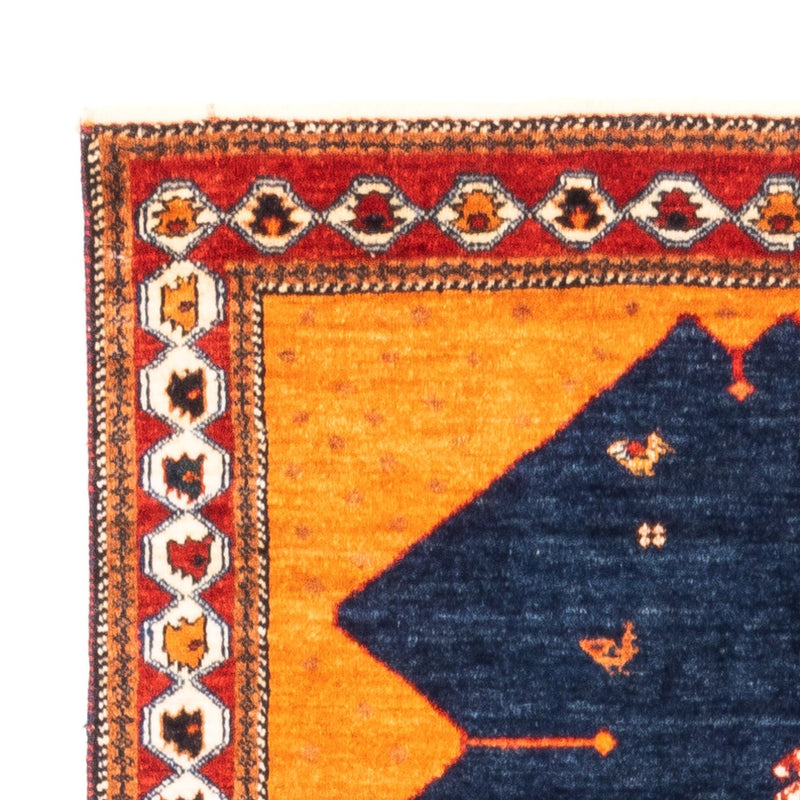 Gabbeh-tæppe - Persisk - 164 x 103 cm - mørkeblå