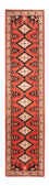 Løber Kelim-tæppe - orientalsk - 310 x 75 cm - rød
