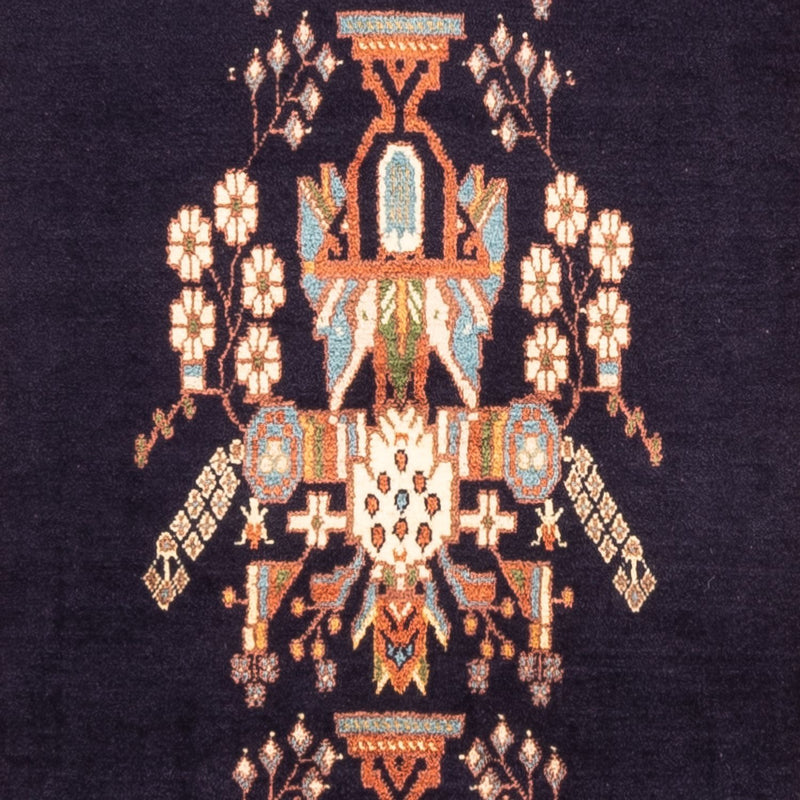 Løber Persisk tæppe - Nomadisk - 267 x 77 cm - mørkeblå